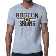 Boston Bruins Starter Mesh Look Team Name T-Shirt -  NHL T-shirts