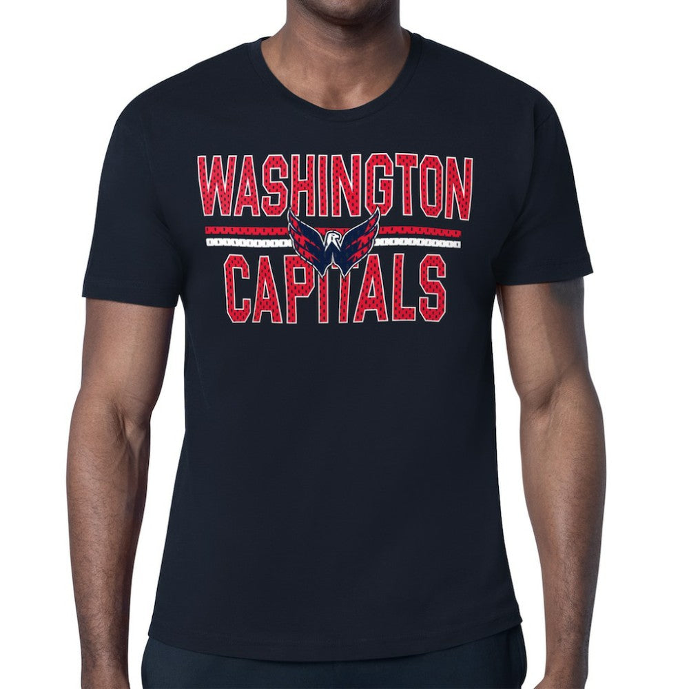 Washington Capitals Starter Mesh Look Team Name T-Shirt -  NHL T-shirts