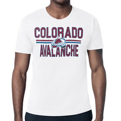 Colorado Avalanche Starter Mesh Look Team Name T-Shirt -  NHL T-shirts