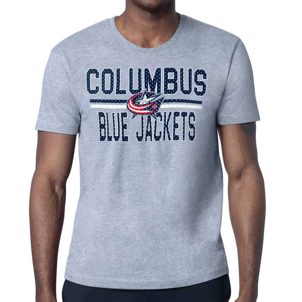 Columbus Blue Jackets Starter Mesh Look Team Name T-Shirt -  NHL T-shirts