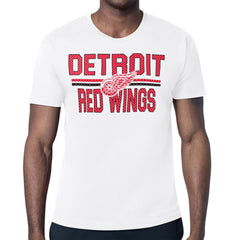 Detroit Red Wings Starter Mesh Look Team Name T-Shirt -  NHL T-shirts