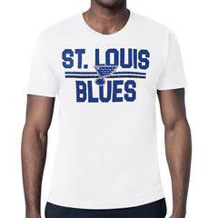 St. Louis Blues Starter Mesh Look Team Name T-Shirt -  NHL T-shirts