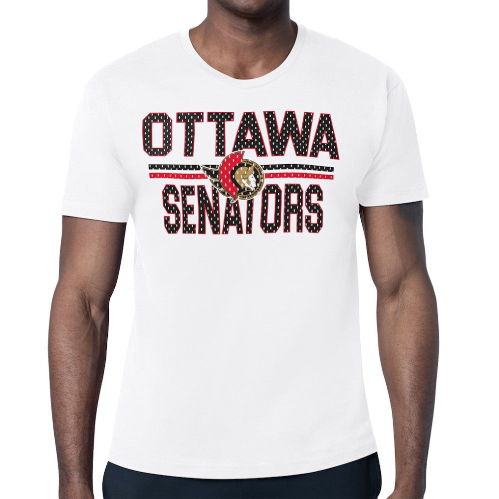 Ottawa Senators Starter Mesh Look Team Name T-Shirt -  NHL T-shirts