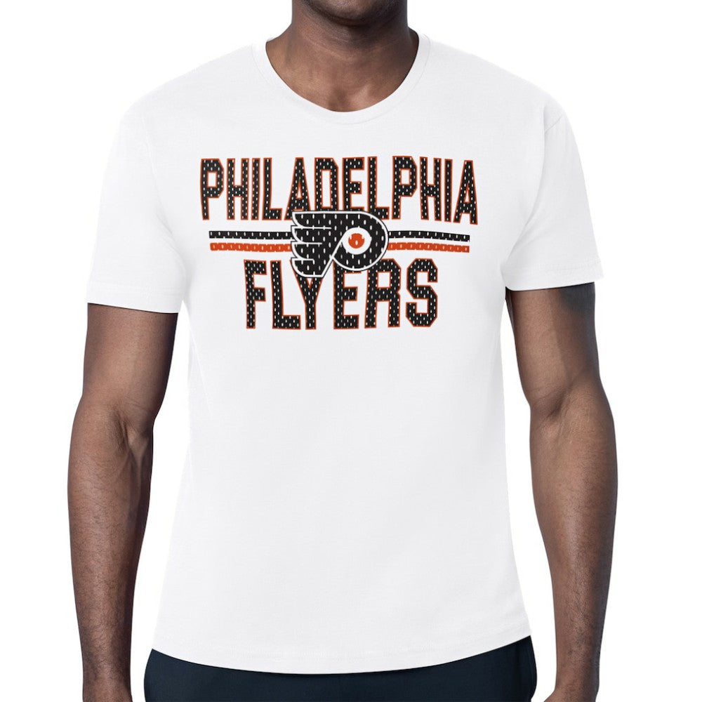 Philadelphia Flyers Starter Mesh Look Team Name T-Shirt -  NHL T-shirts