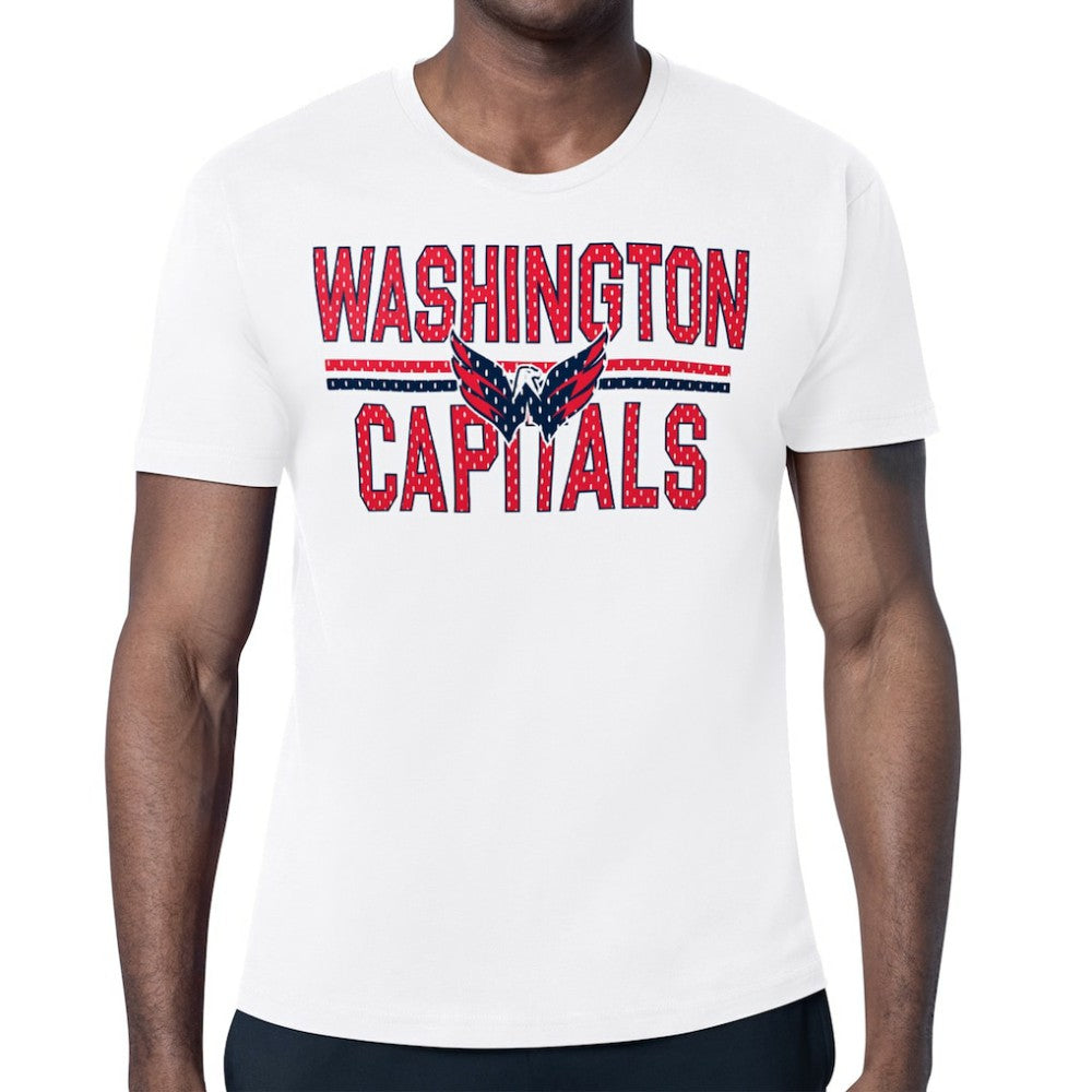 Washington Capitals Starter Mesh Look Team Name T-Shirt -  NHL T-shirts