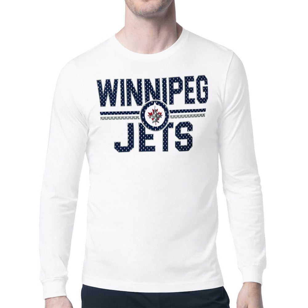 Winnipeg Jets Starter Mesh Look Team Name Long Sleeve T-Shirt -  NHL T-shirts