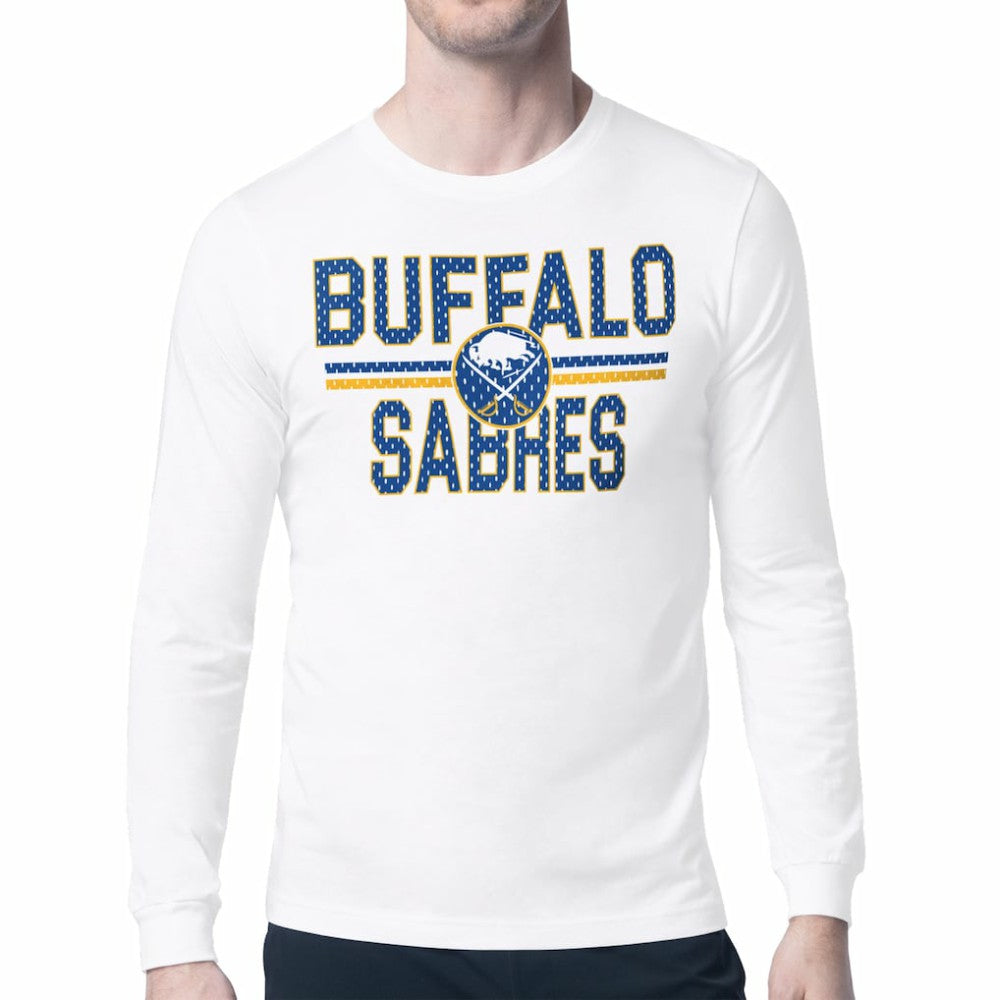 Buffalo Sabres Starter Mesh Look Team Name Long Sleeve T-Shirt -  NHL T-shirts