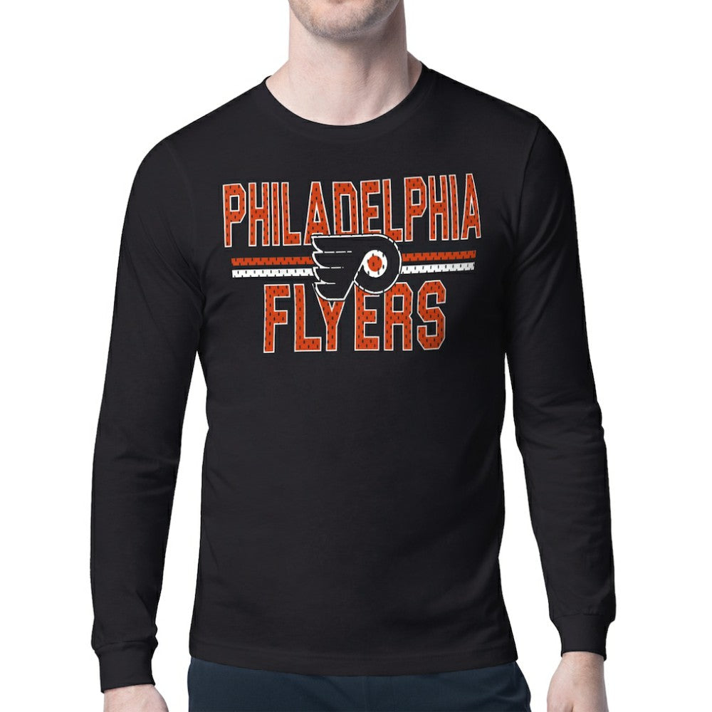 Philadelphia Flyers Starter Mesh Look Team Name Long Sleeve T-Shirt -  NHL T-shirts
