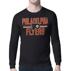 Philadelphia Flyers Starter Mesh Look Team Name Long Sleeve T-Shirt -  NHL T-shirts