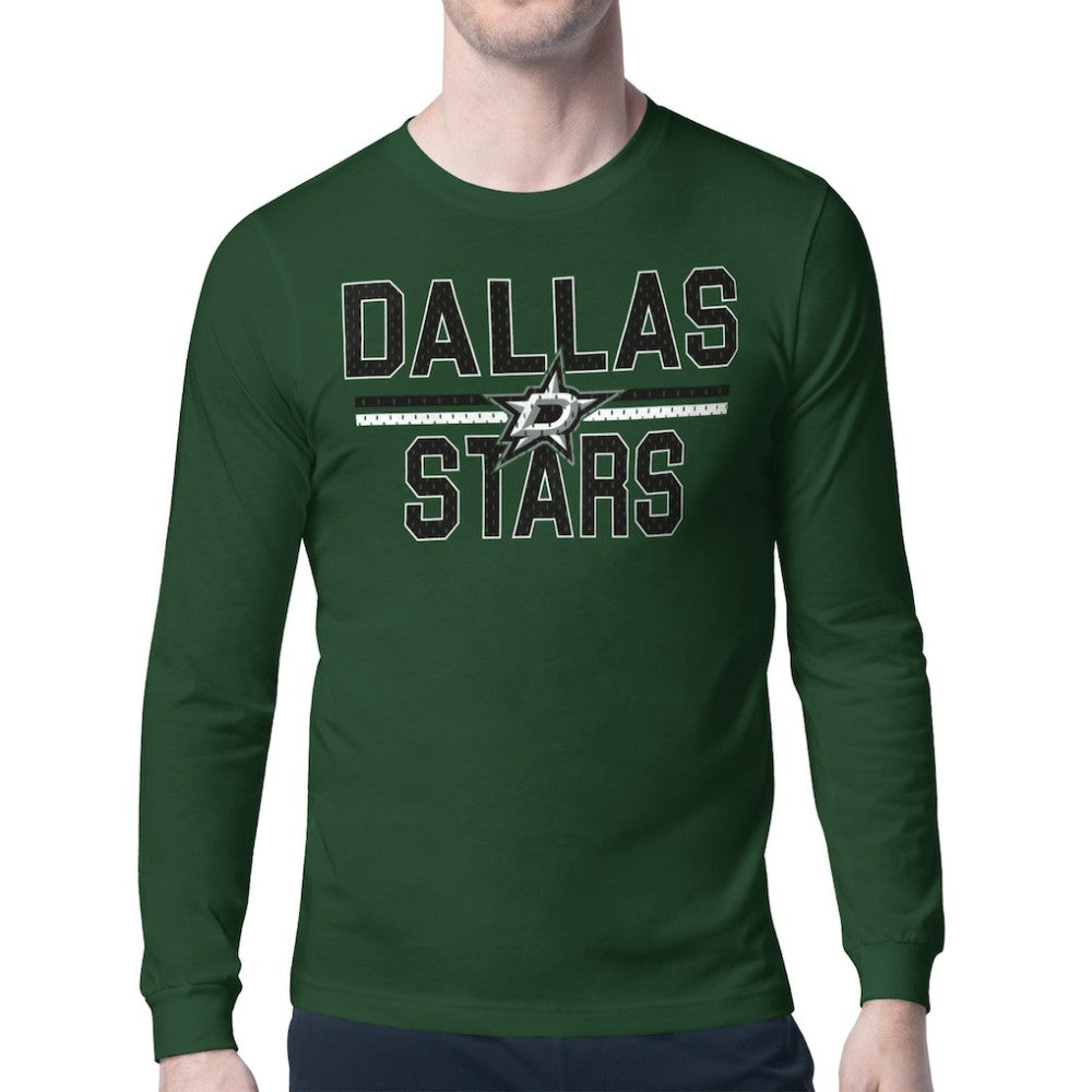 Dallas Stars Starter Mesh Look Team Name Long Sleeve T-Shirt -  NHL T-shirts