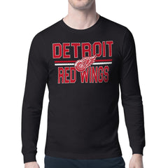 Detroit Red Wings Starter Mesh Look Team Name Long Sleeve T-Shirt -  NHL T-shirts