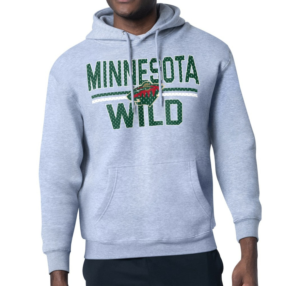 Minnesota Wild Starter Mesh Look Team Name Logo Tri-Blend Pullover Hoodie -  NHL Hoodies
