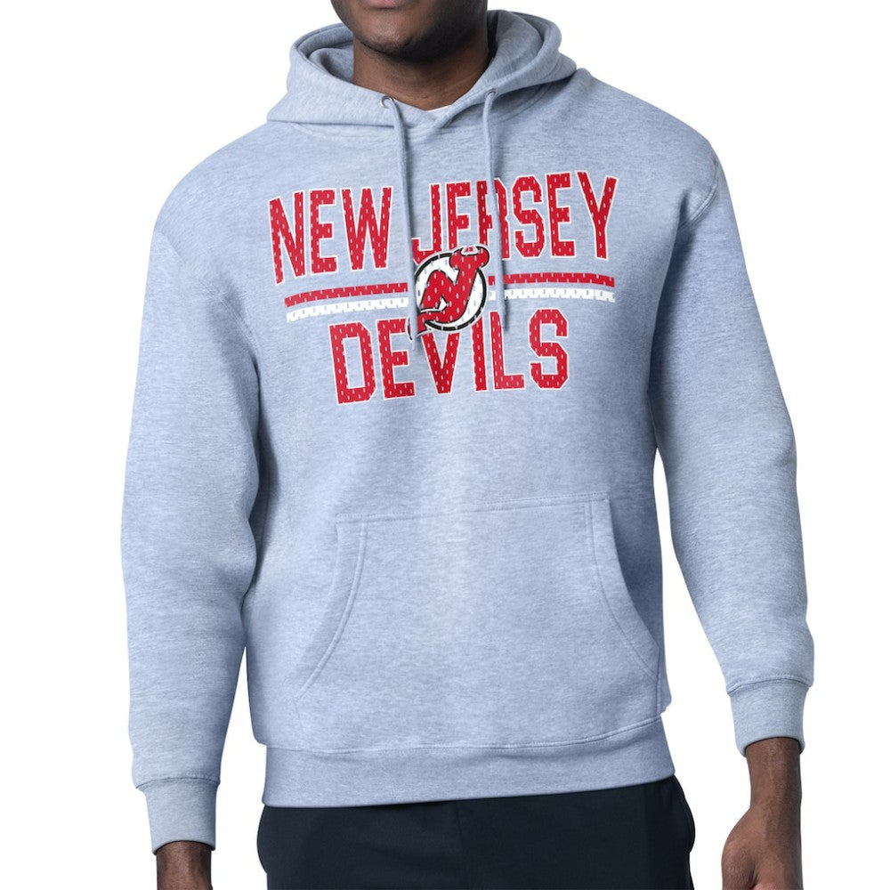 New Jersey Devils Starter Mesh Look Team Name Logo Tri-Blend Pullover Hoodie -  NHL Jerseys