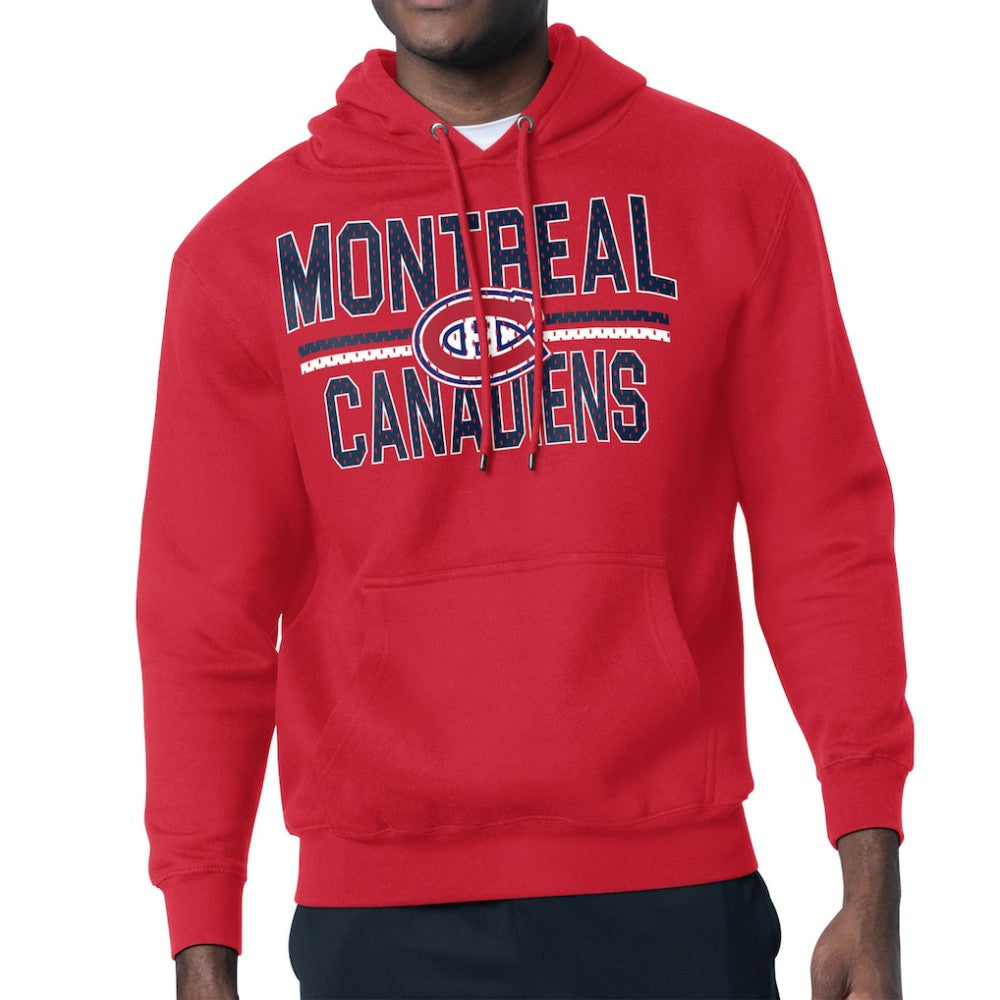 Montreal Canadiens Starter Mesh Look Team Name Logo Tri-Blend Pullover Hoodie -  NHL Hoodies