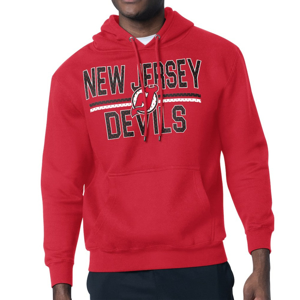 New Jersey Devils Starter Mesh Look Team Name Logo Tri-Blend Pullover Hoodie -  NHL Jerseys