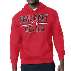 New Jersey Devils Starter Mesh Look Team Name Logo Tri-Blend Pullover Hoodie -  NHL Jerseys