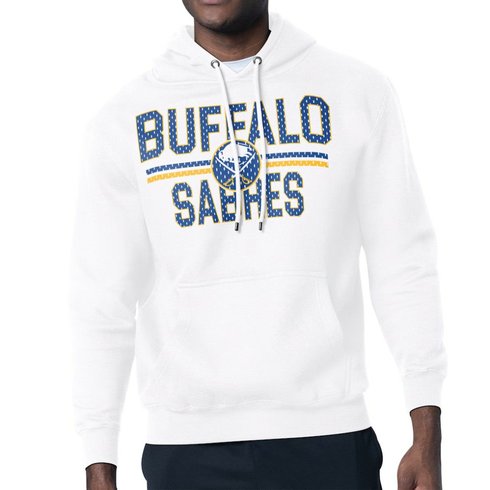 Buffalo Sabres Starter Mesh Look Team Name Logo Tri-Blend Pullover Hoodie -  NHL Hoodies