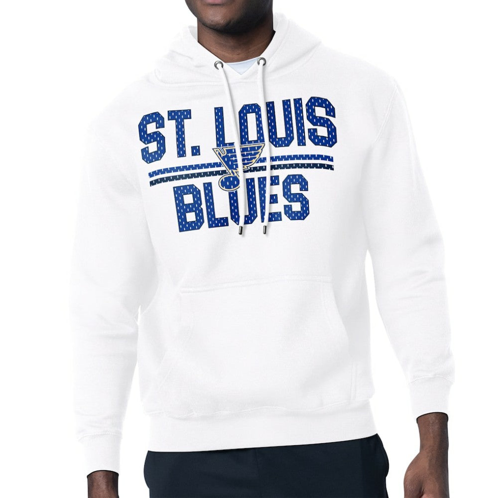St. Louis Blues Starter Mesh Look Team Name Logo Tri-Blend Pullover Hoodie -  NHL Hoodies