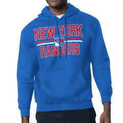 New York Rangers Starter Mesh Look Team Name Logo Tri-Blend Pullover Hoodie -  NHL Hoodies