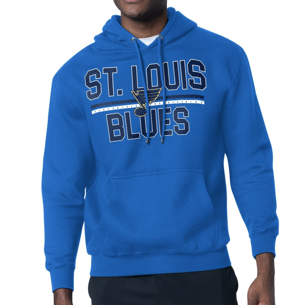 St. Louis Blues Starter Mesh Look Team Name Logo Tri-Blend Pullover Hoodie -  NHL Hoodies