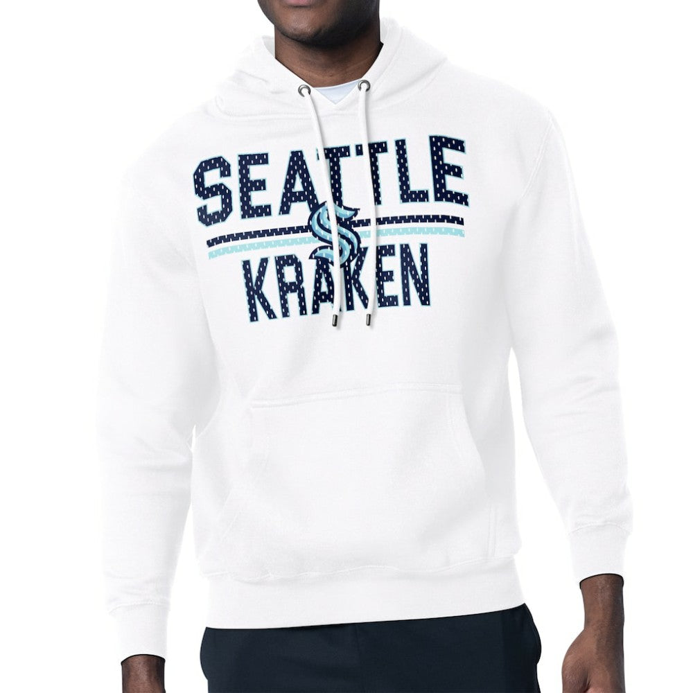 Seattle Kraken Starter Mesh Look Team Name Logo Tri-Blend Pullover Hoodie -  NHL Hoodies