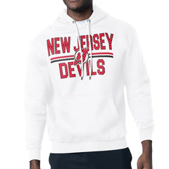 New Jersey Devils Starter Mesh Look Team Name Logo Tri-Blend Pullover Hoodie -  NHL Jerseys