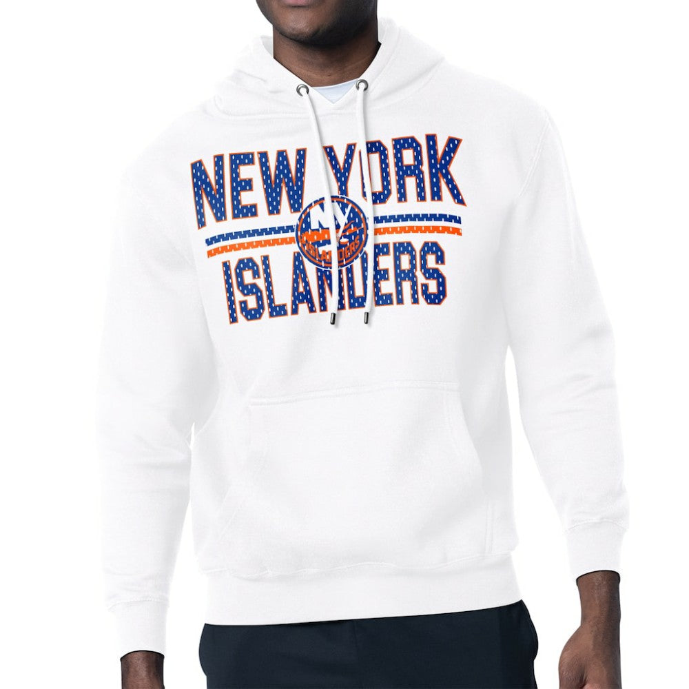 New York Islanders Starter Mesh Look Team Name Logo Tri-Blend Pullover Hoodie -  NHL Hoodies