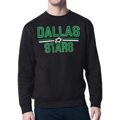 Dallas Stars Starter Mesh Look Team Name Logo Pullover Sweatshirt -  NHL Sweatshirts