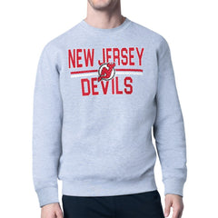 New Jersey Devils Starter Mesh Look Team Name Logo Pullover Sweatshirt -  NHL Sweatshirts