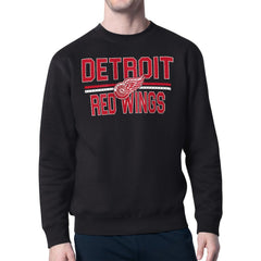 Detroit Red Wings Starter Mesh Look Team Name Logo Pullover Sweatshirt -  NHL Sweatshirts