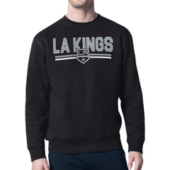 Los Angeles Kings Starter Mesh Look Team Name Logo Pullover Sweatshirt -  NHL Sweatshirts