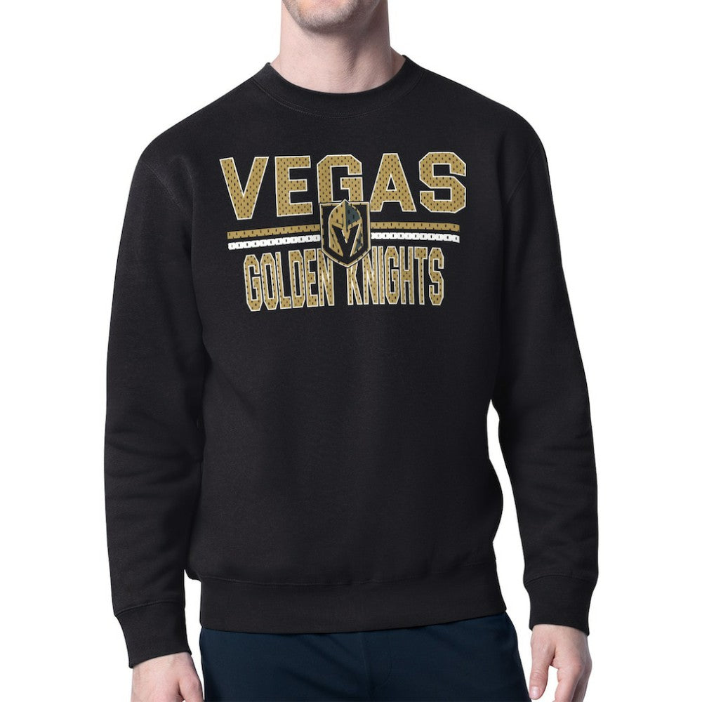 Vegas Golden Knights Starter Mesh Look Team Name Logo Pullover Sweatshirt -  NHL Sweatshirts
