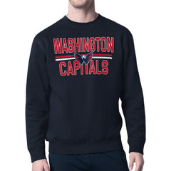 Washington Capitals Starter Mesh Look Team Name Logo Pullover Sweatshirt -  NHL Sweatshirts