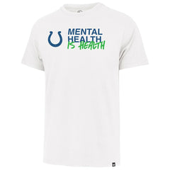 Indianapolis Colts '47 Unisex Mental Health is Health Kicking the Stigma Franklin T-Shirt | NFL Discount
