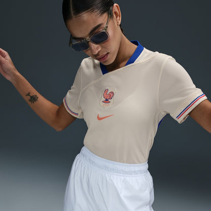 France Women's National Team Women's 2025/26 Away Replica Jersey for sale - Cream