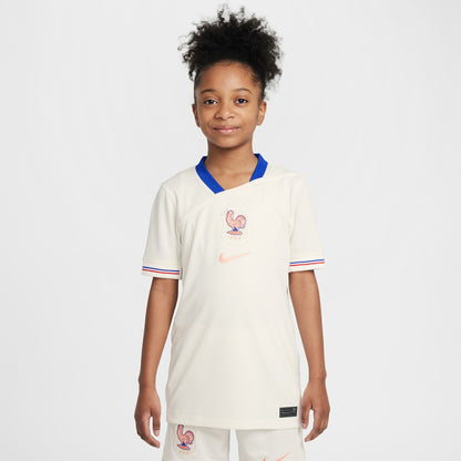 France Women's National Team Youth 2025/26 Away Replica Jersey for sale - Cream