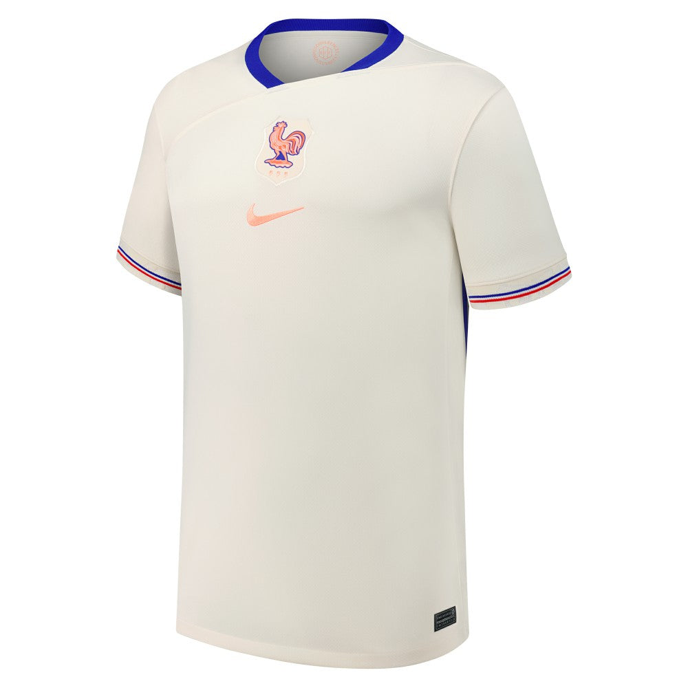 France Women's National Team Youth 2025/26 Away Replica Jersey for sale - Cream