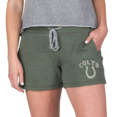 Indianapolis Colts Concepts Sport Women's Mainstream French Terry Tri-Blend Shorts | NFL New