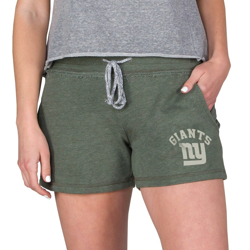 New York Giants Concepts Sport Women's Mainstream French Terry Tri-Blend Shorts | NFL Online