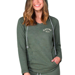 Baltimore Ravens Concepts Sport Women's Mainstream Terry Tri-Blend V-Neck Pullover Hoodie | NFL Sale