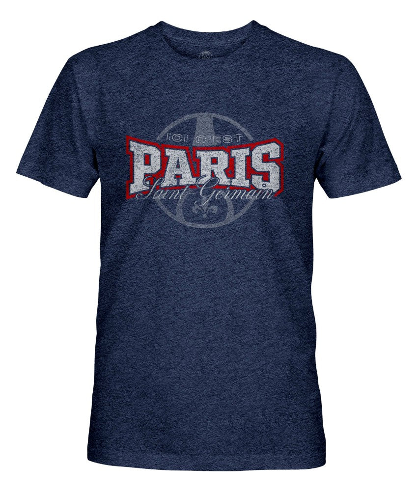 Paris Saint-Germain 1863FC Athletic Wordmark Vintage Tri-Blend T-Shirt