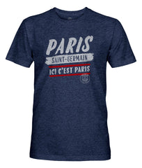 Paris Saint-Germain 1863FC Signage Vintage Tri-Blend T-Shirt