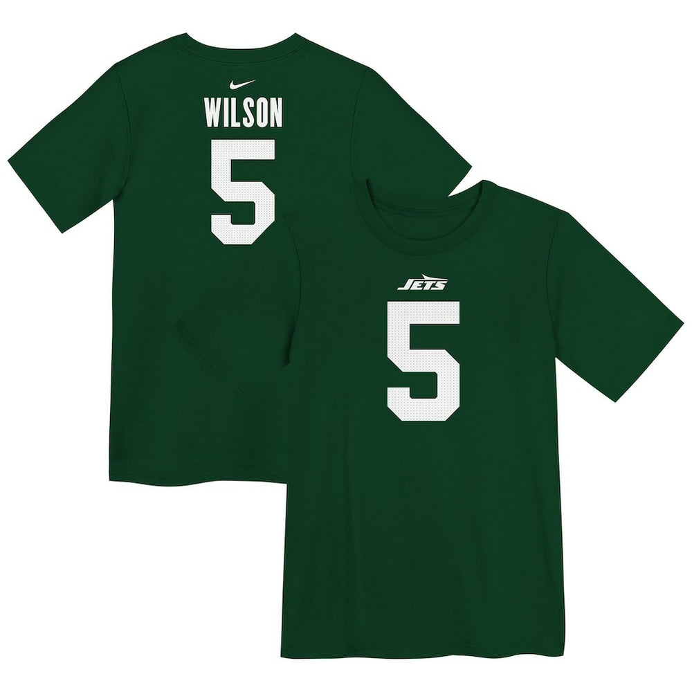 New York Jets Garrett Wilson  Preschool Player Name & Number T-Shirt | NFL Outlet