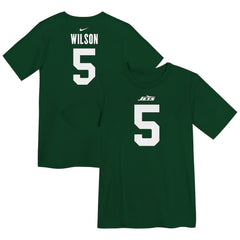 New York Jets Garrett Wilson  Preschool Player Name & Number T-Shirt | NFL Outlet