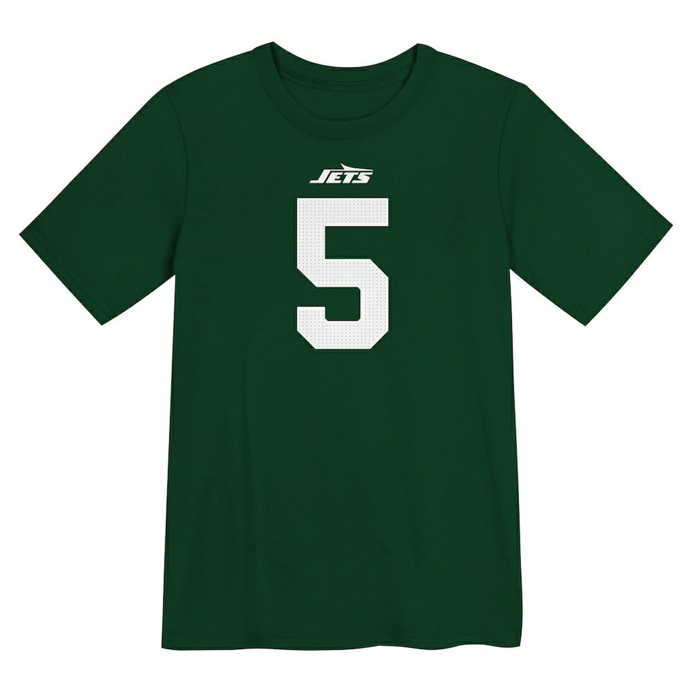 New York Jets Garrett Wilson  Preschool Player Name & Number T-Shirt | NFL Outlet