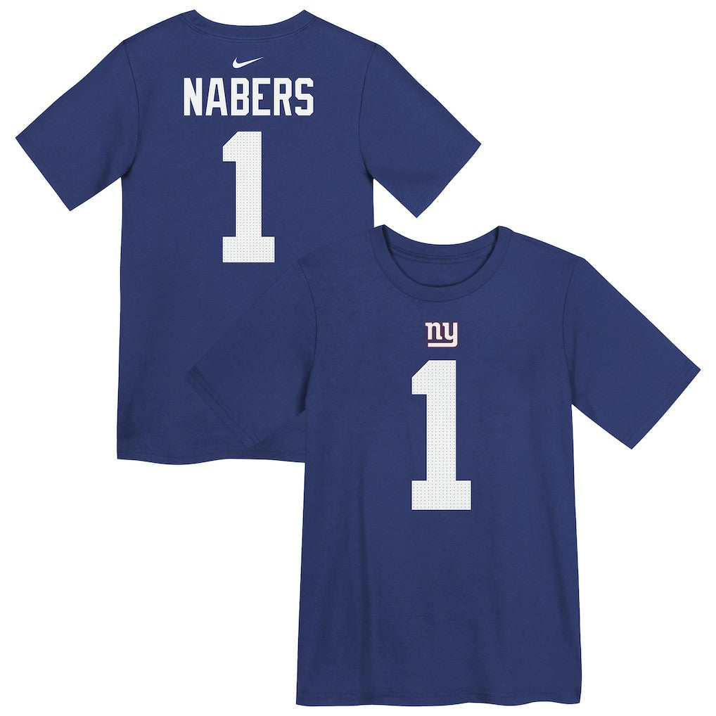 New York Giants Malik Nabers  Preschool Name & Number T-Shirt | NFL Hot