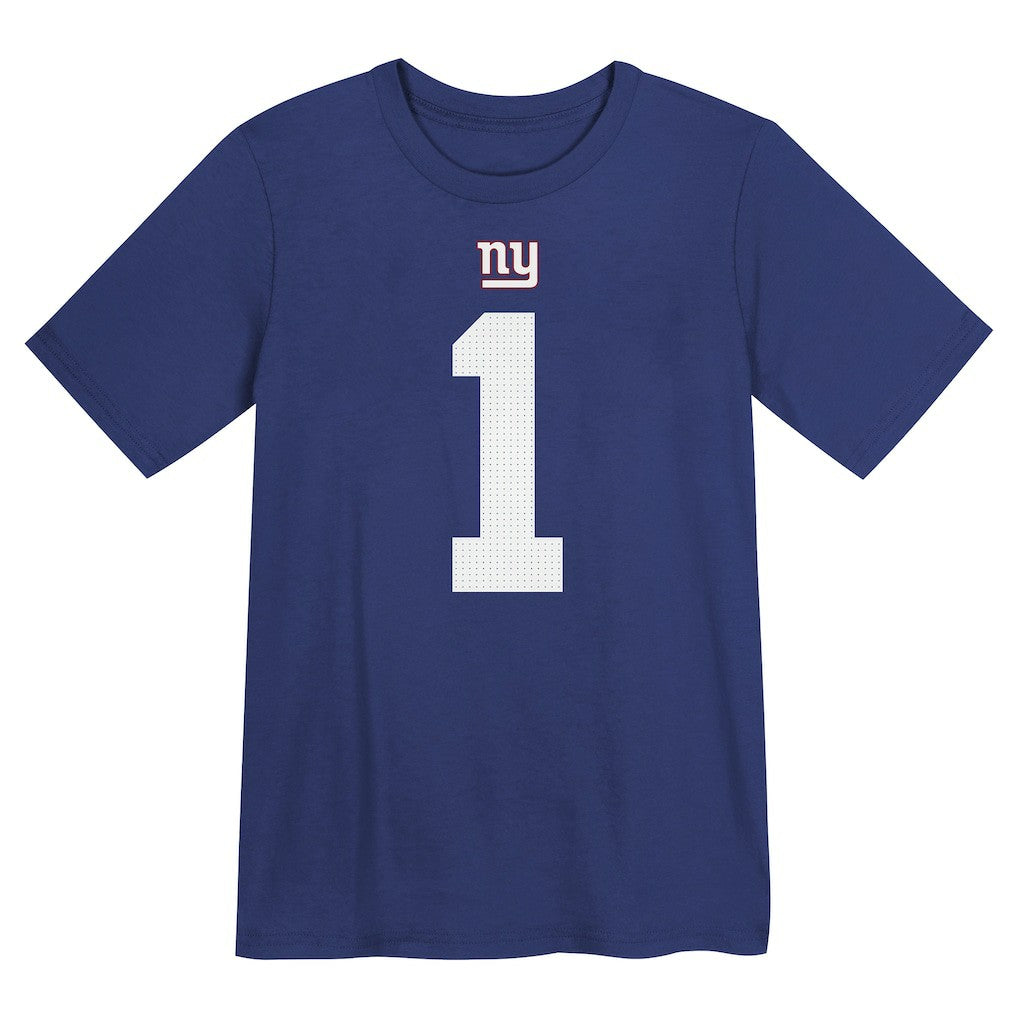 New York Giants Malik Nabers  Preschool Name & Number T-Shirt | NFL Hot
