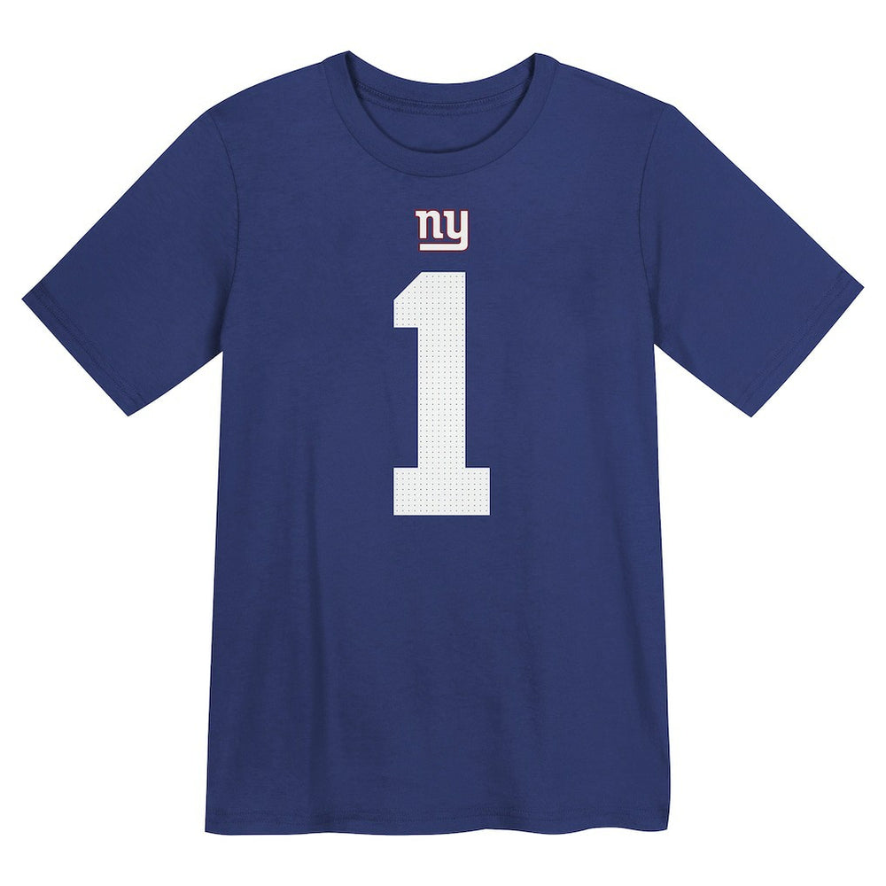 New York Giants Malik Nabers  Preschool Name & Number T-Shirt | NFL Hot