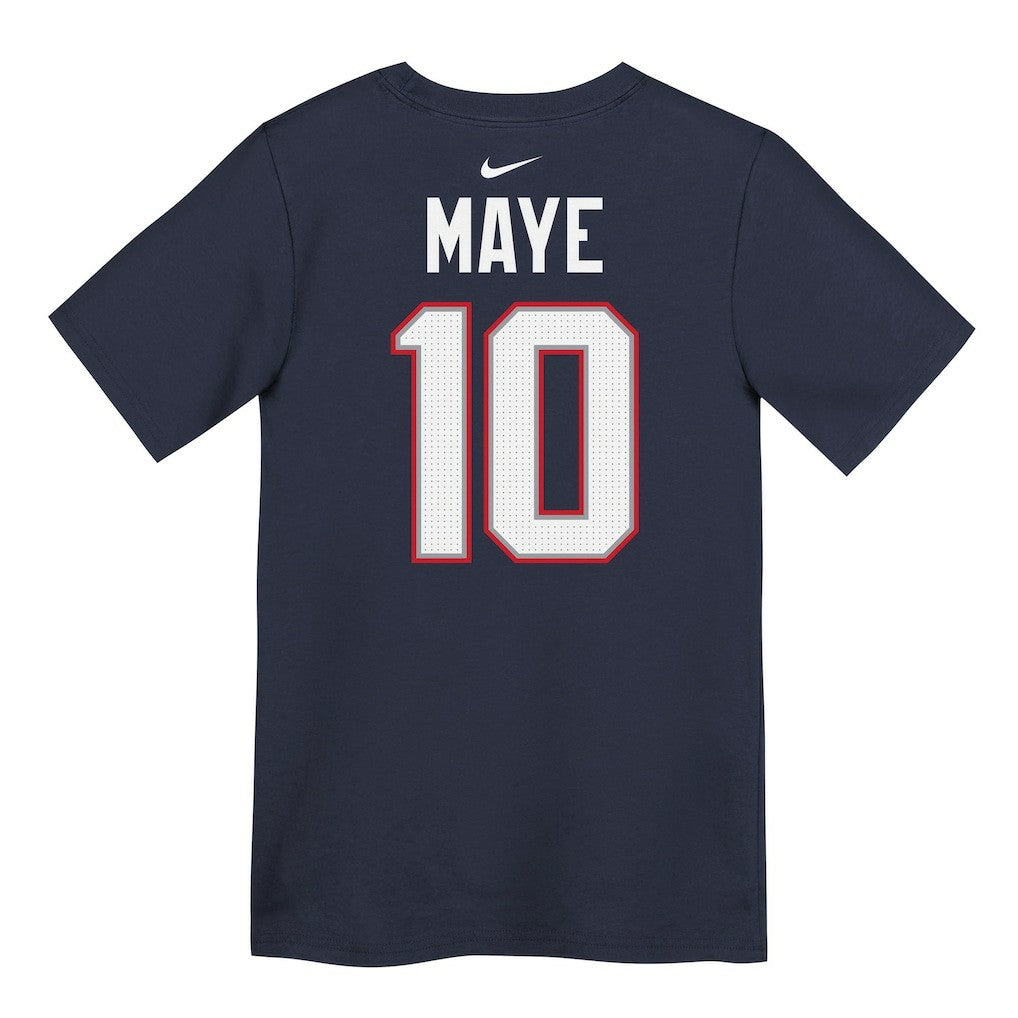 New England Patriots Drake Maye  Preschool Player Name & Number T-Shirt | NFL New