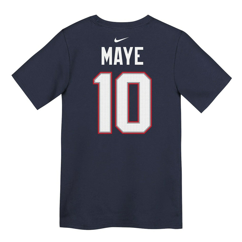New England Patriots Drake Maye  Preschool Player Name & Number T-Shirt | NFL New